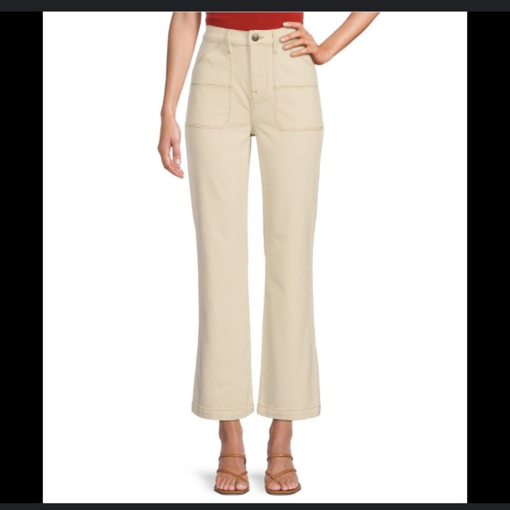 Antonio Melani Anisha Flare Leg High Waisted Stretch Denim Jeans